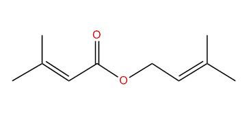 3-Methyl 2-butenyl 2-methyl-2-butenoate